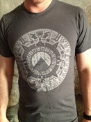 Image of Calendar Tee - Grey on Flat Grey