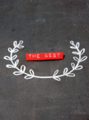 Image of The Best Label Badge