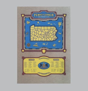 Image of pennsylvania map 