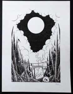 Image of "the forest" original ink drawing (SOLD OUT)