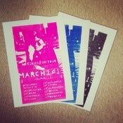 Image of Arteries UK Tour March 2013 Poster