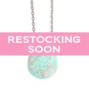 Image of Green Turquoise Pendant Necklace