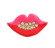 Image of Brace Face Brooch