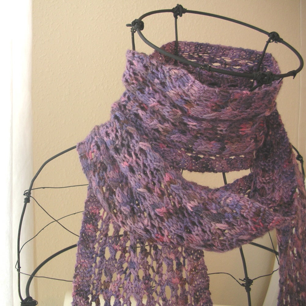 Free Crochet Pattern: Hairpin Lace Crochet Scarf | By Number 19