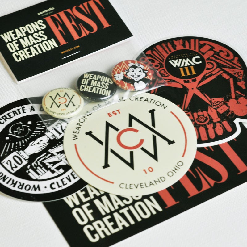 Weapons of Mass Creation Fest 2012 Sticker Packs