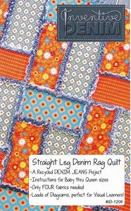 Denim Jeans- Rag Quilt Pattern - Indulgy - Everyone deserves a